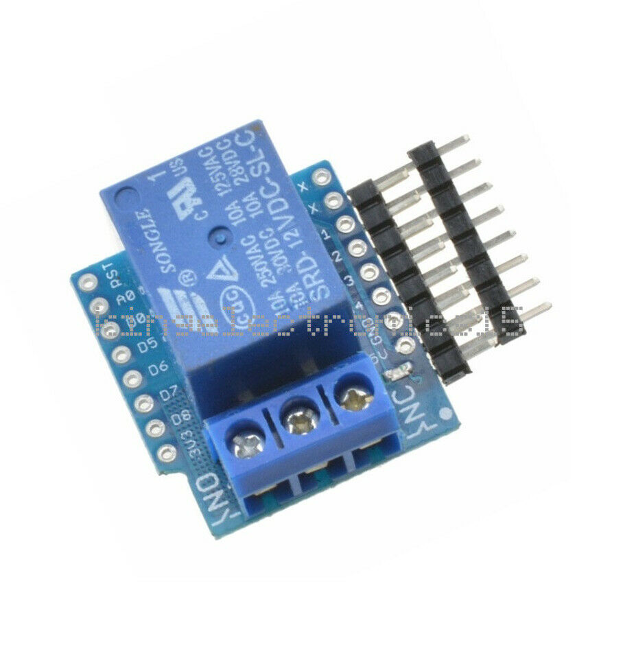 WeMos D1 Mini ESP8266 Wifi Relay 1 CH 12V Shield Development Board for Arduino