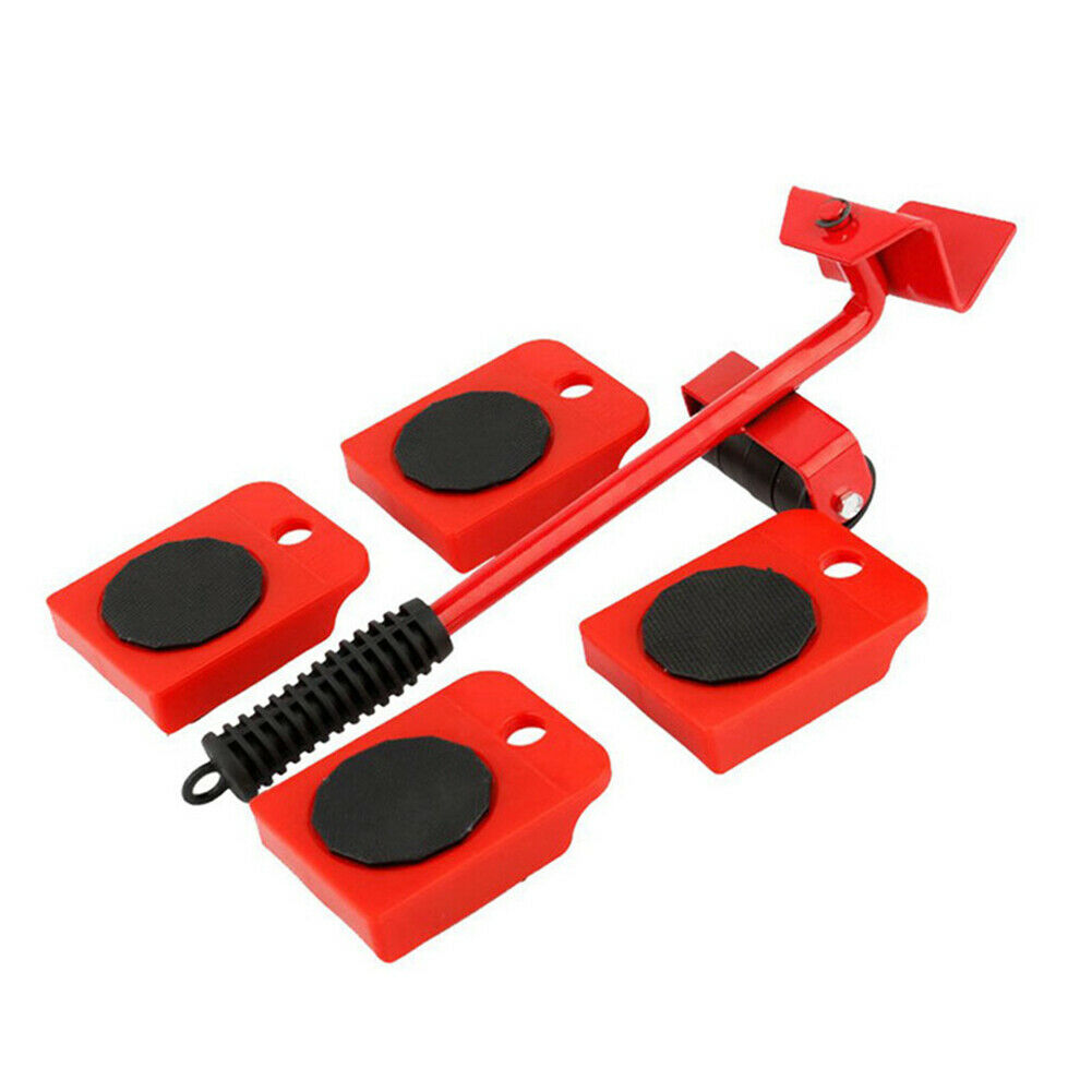 5pcs Furniture Moving Transport Set Lifter Heavy Object Handling Tool Mover @