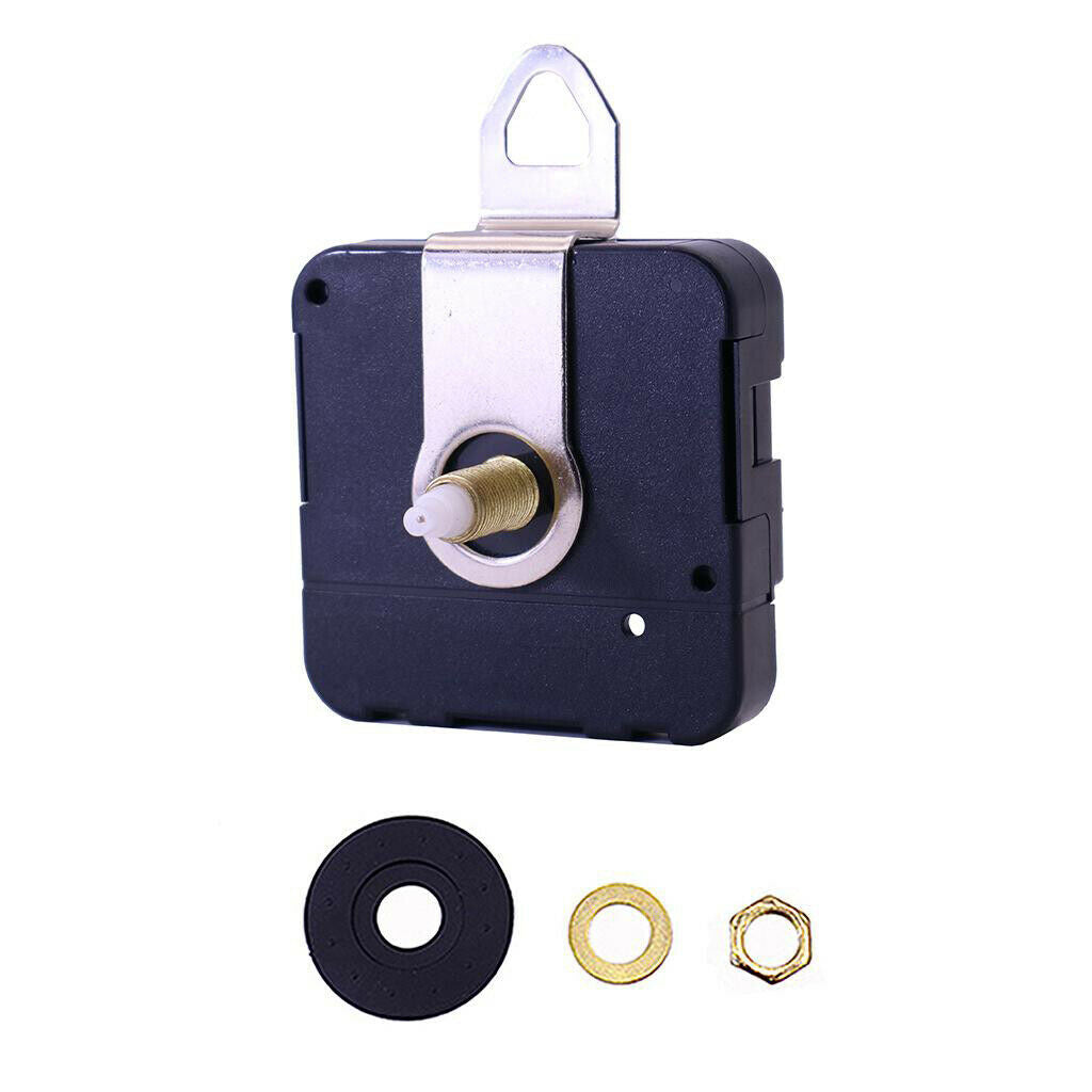 2 Sets Clock Motor Movement Silent Mechanism DIY Long Shaft Quartz Fittings