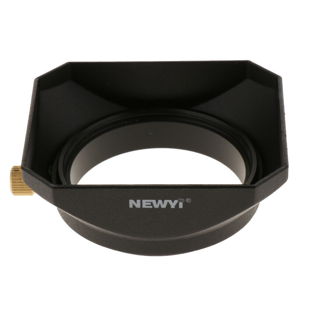 49mm Camera Lens Hood Square Shade, for Standard Wide-angle Telephoto Lenses,