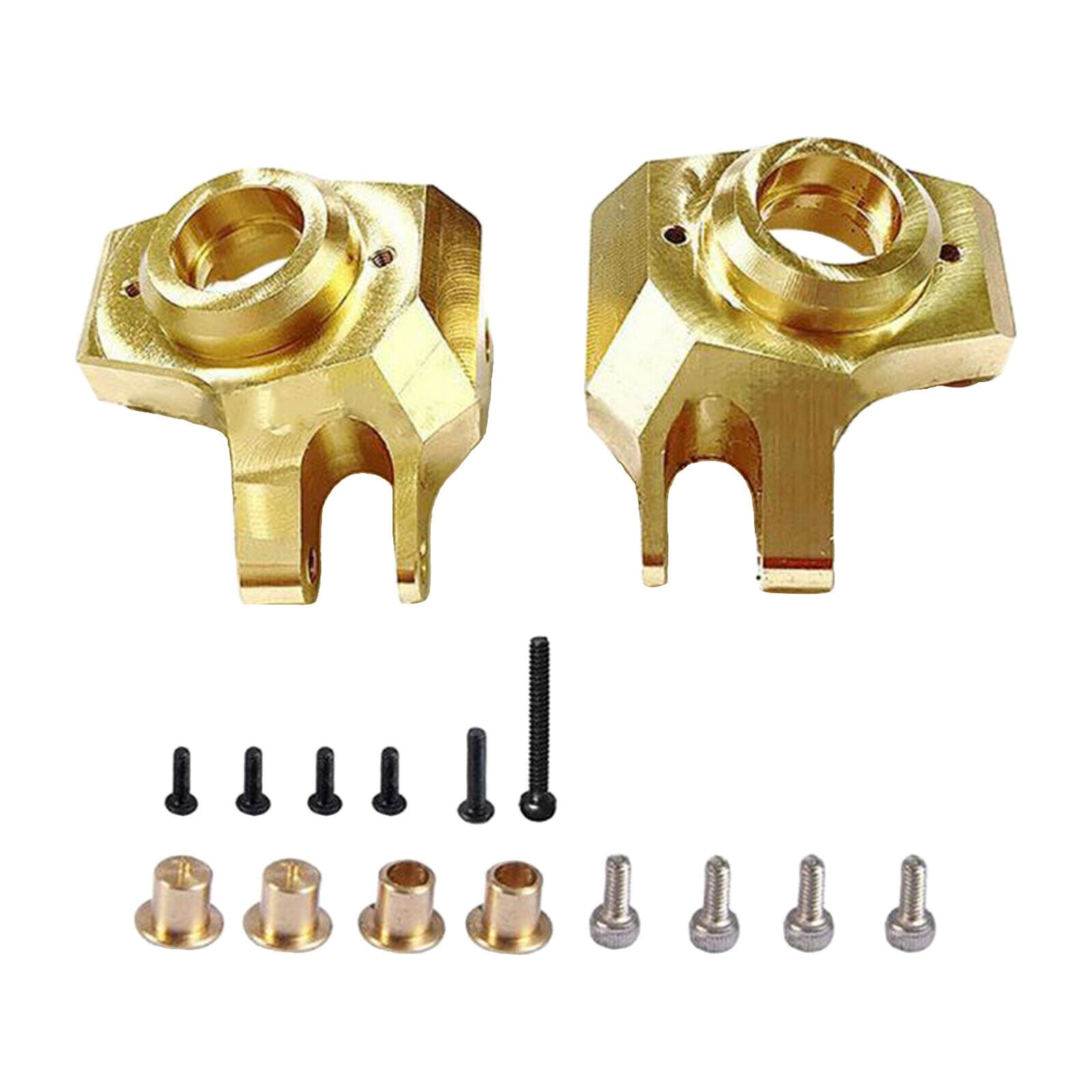 2x Brass Front Steering Knuckle for SCX10 II 90046 1/10 RC Rock Crawler Parts
