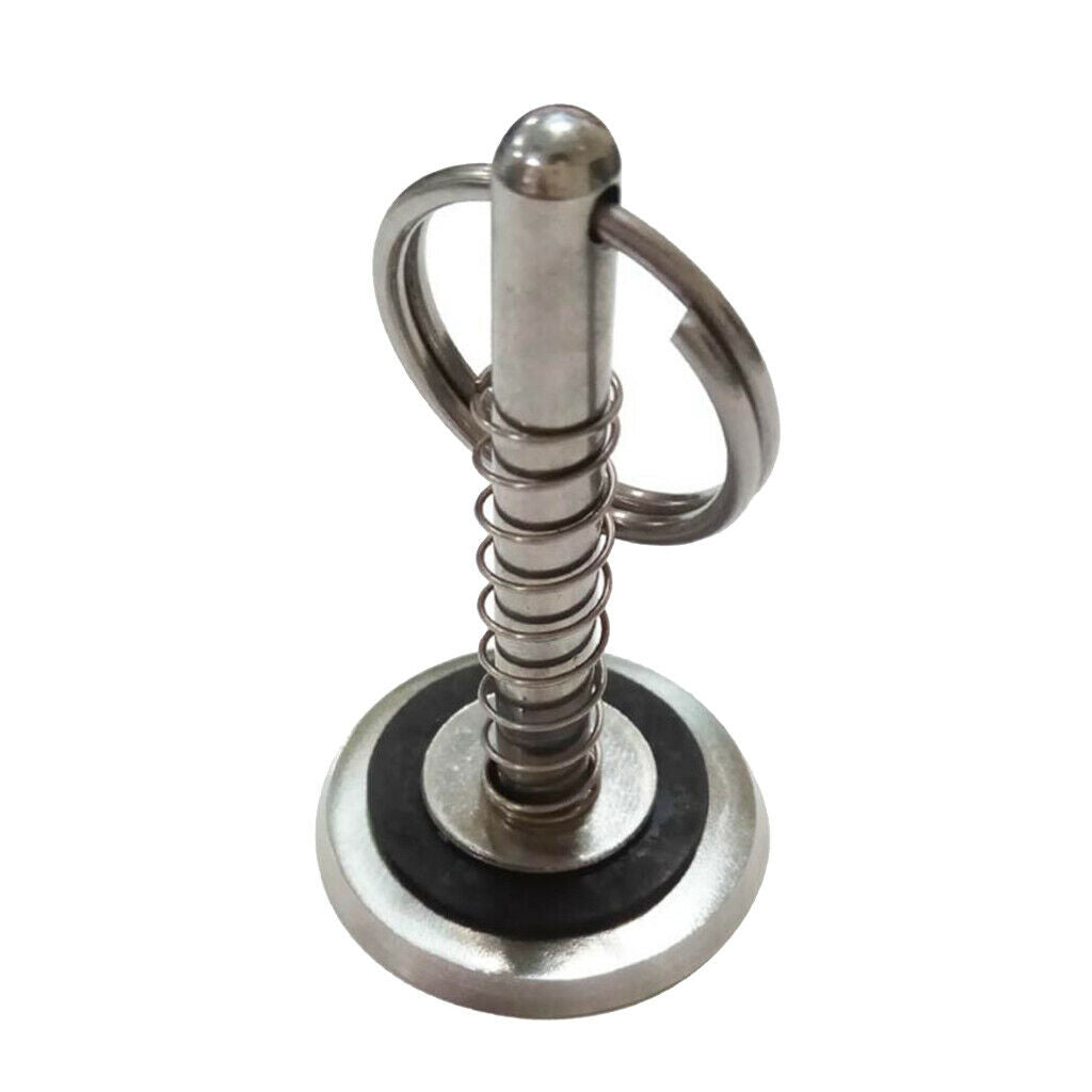 Heavy Duty Boat Hatch Pull Lift Pin with Spring, Diameter 1/4 inch 6mm