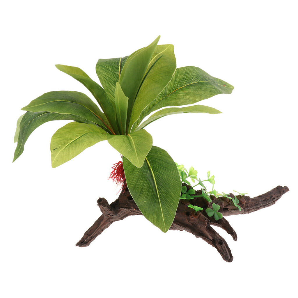 Aquarium Reptile Terrarium Plant Landscaping Decoration Sprout roots QL2127