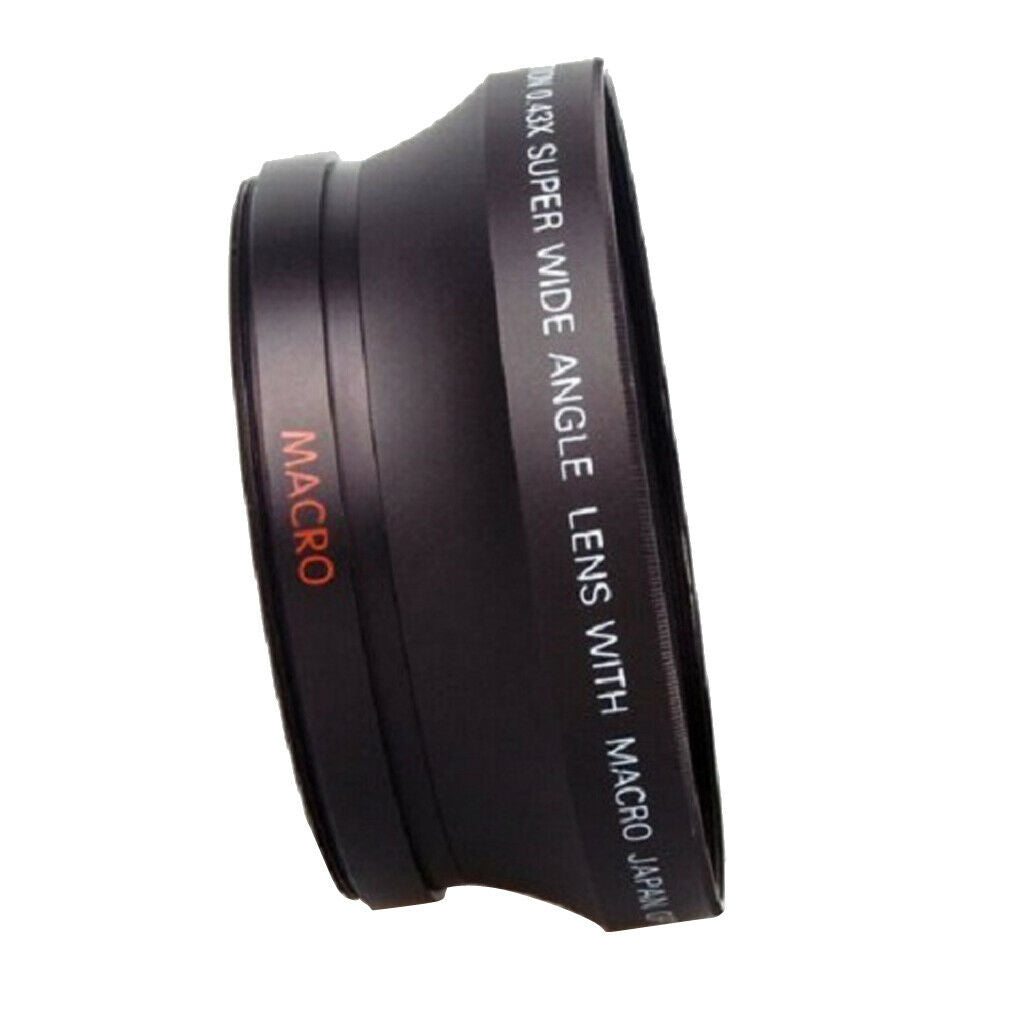 52mm 0.45x HD super wide angle lens with macro for Canon EOS 70D 60D 7D