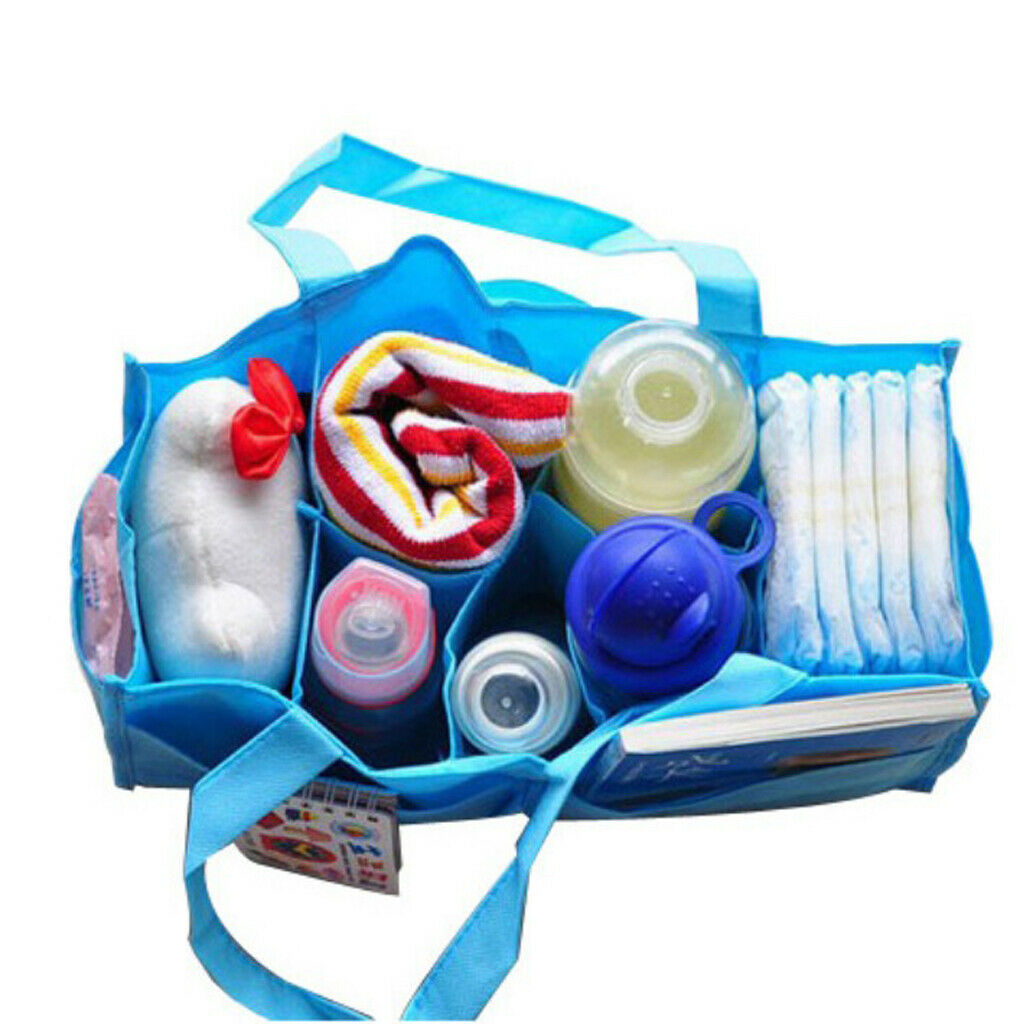 Women Travel Handbag Organizer Pouch Insert Purse Outdoor Camping Bag Blue