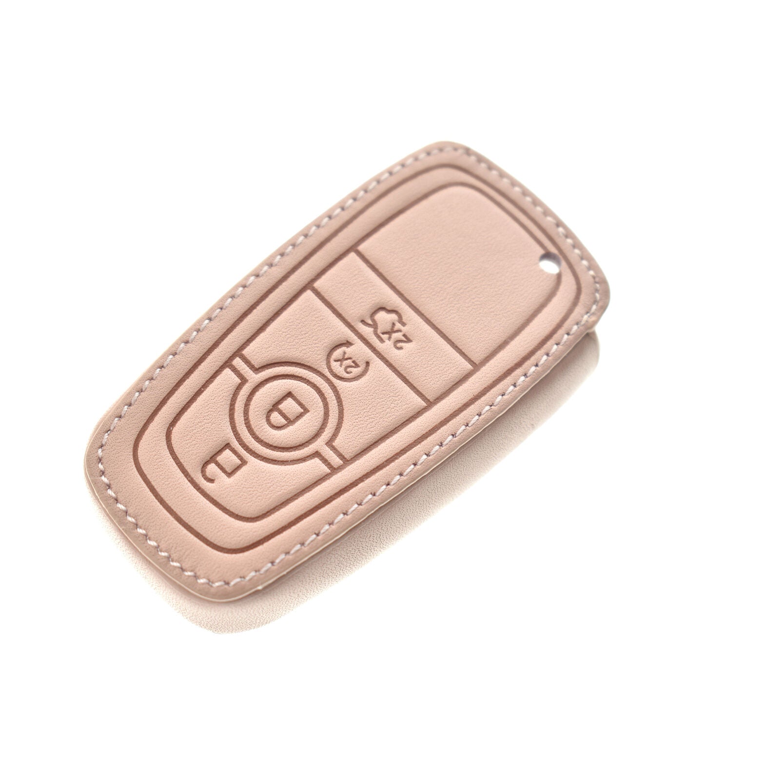 Car Key Case Cover FOB Chain Fob Holder for Ford Mustang Mondeo Edge Explorer