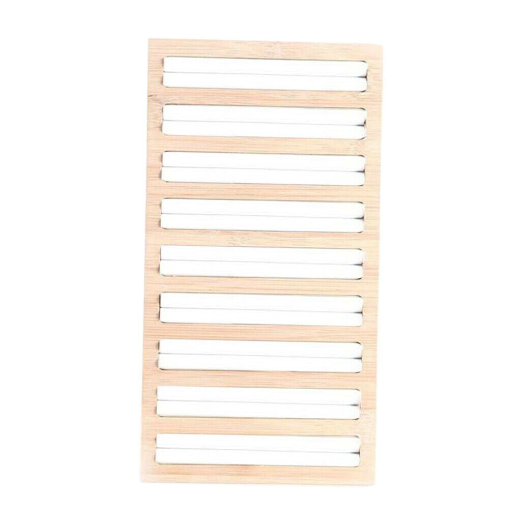 2x White Jewelry Display Plate Earrings Storage Holder Tray Home Decor
