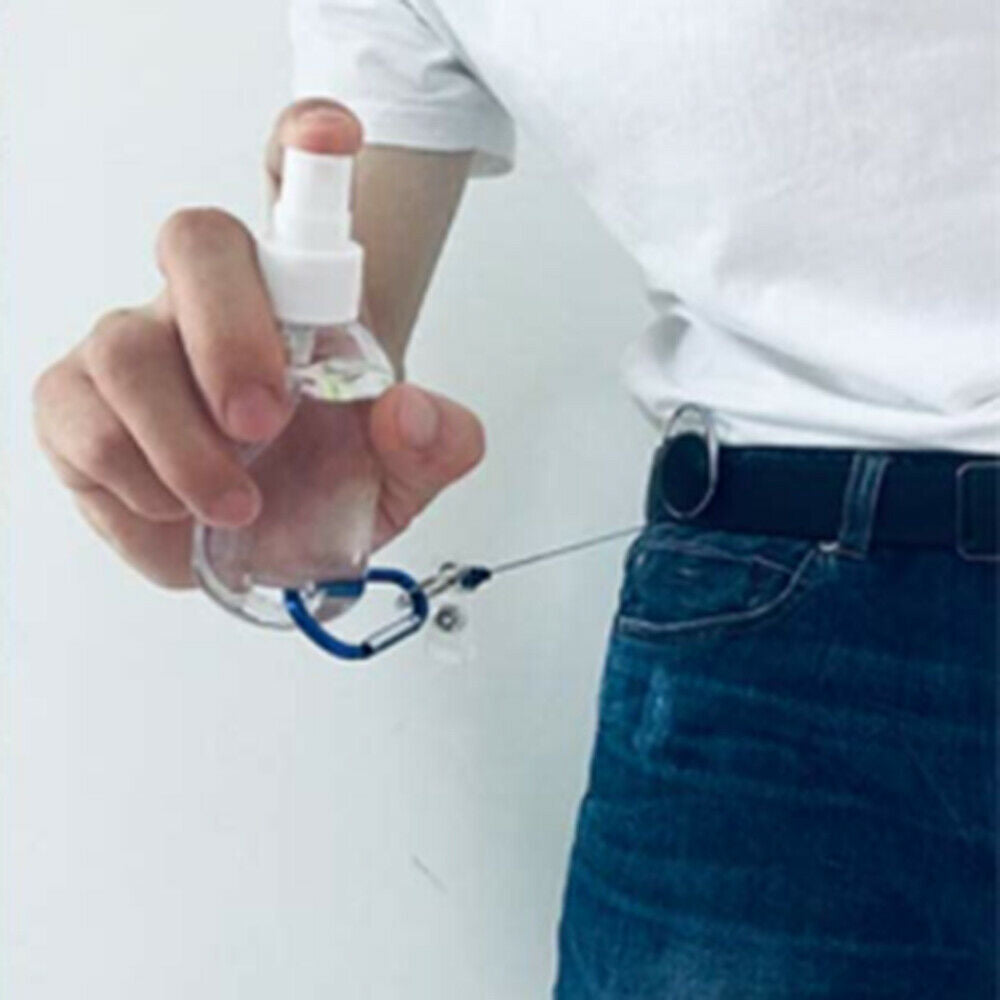 Portable Plastic Empty Bottles Hand Makeup Spray Containers Keychain Bottles