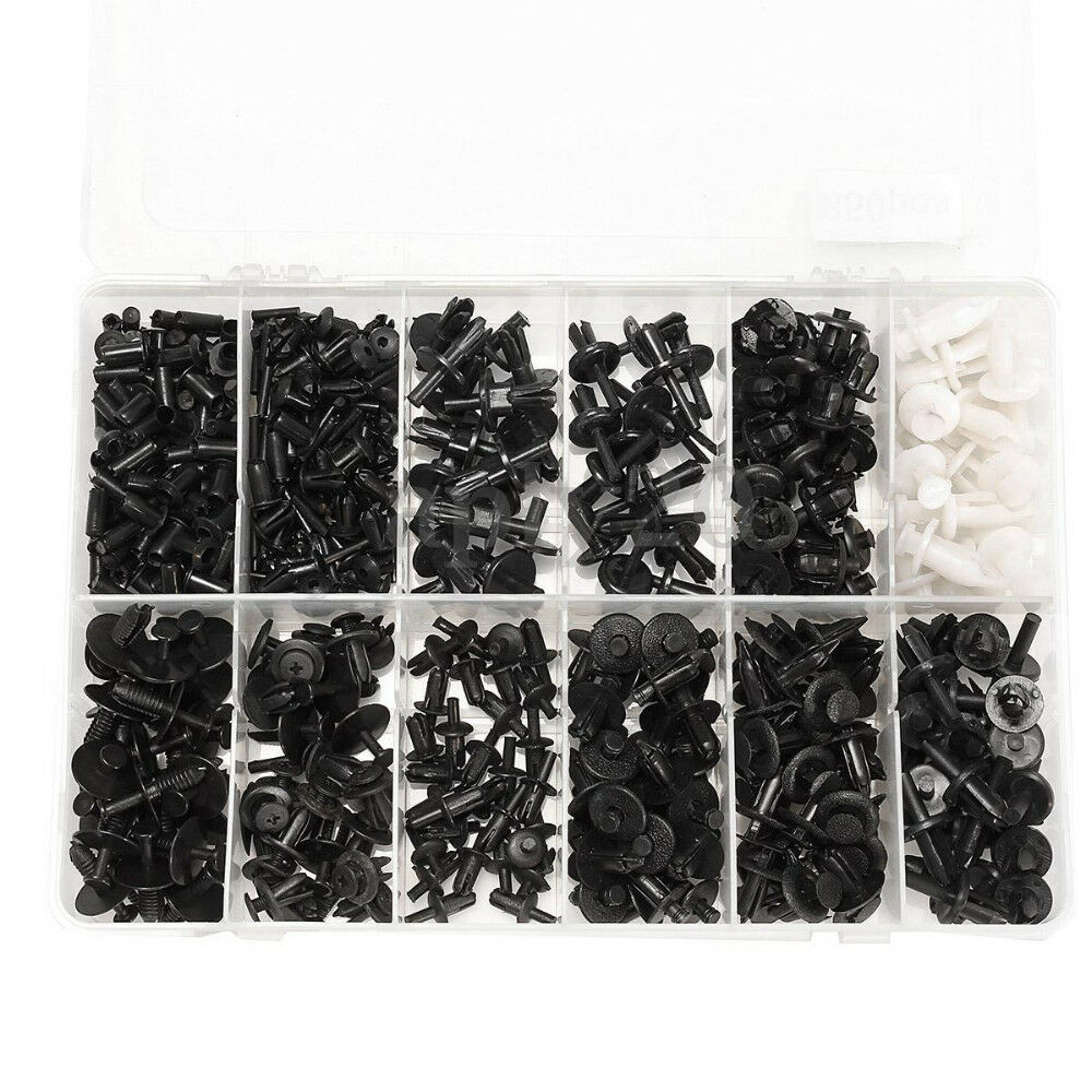350pc Car Automotive Push Retainer Pin Rivet Trim Clip Panel Moulding Assortment