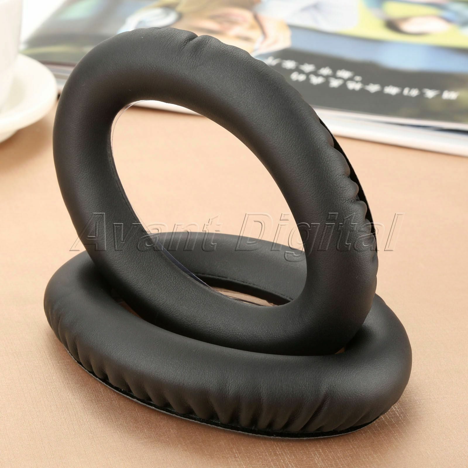 Black Replacement Headphones Earpads Foam Ear Pads Cushion Easy Installation