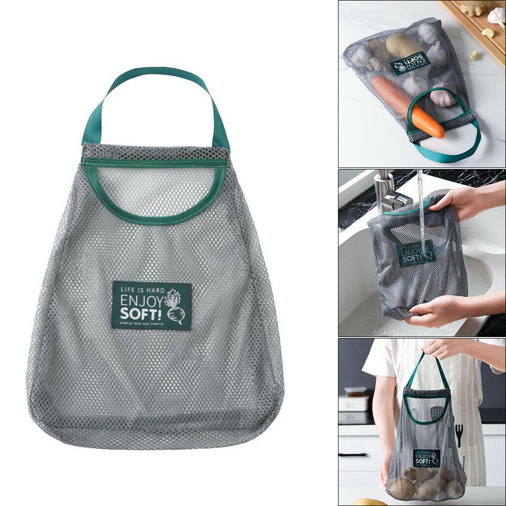 Foldable Reusable Grocery Bag Net Bag for Fruit Vegetable  Potatoes