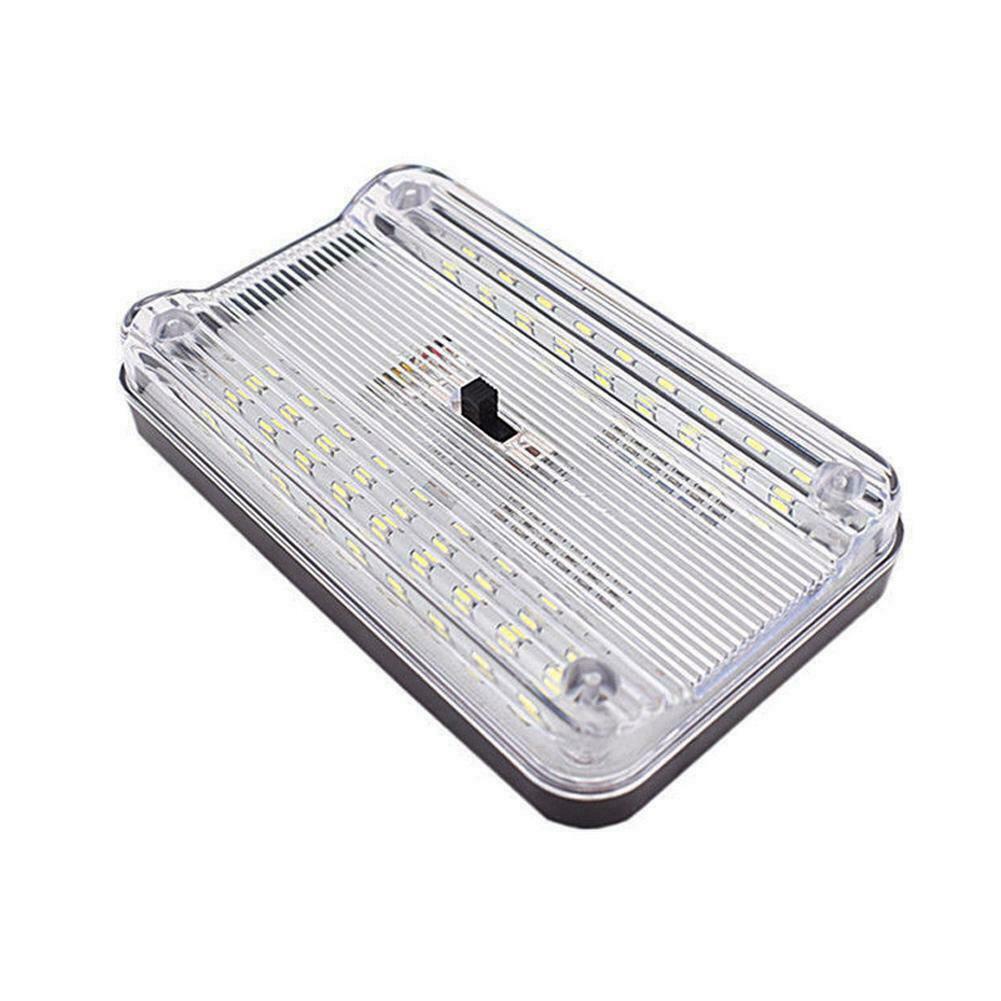 2x RV 12V White Interior LED Ceiling Lights Fixture Ceiling Camper Trailer Boat