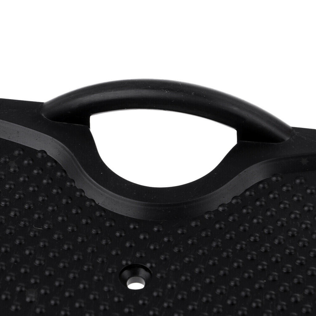 Black Lightweight Transom Plate for Inflatable Boat Rubber Dingy Yacht Fishing