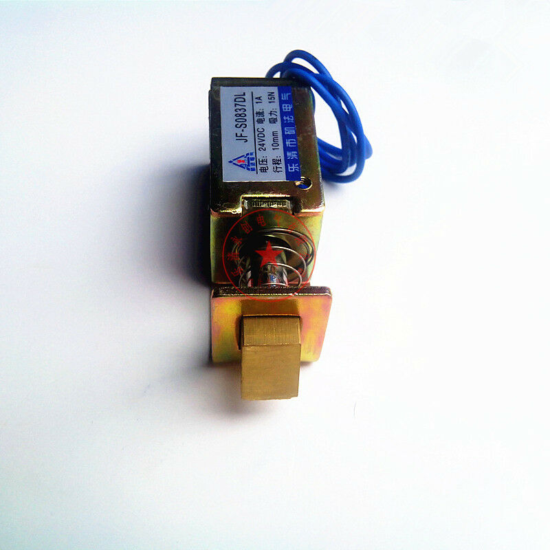 JF-S0837DL 10mm Stroke DC 24V 15N  With Automatic Reset Suction Solenoid 150g