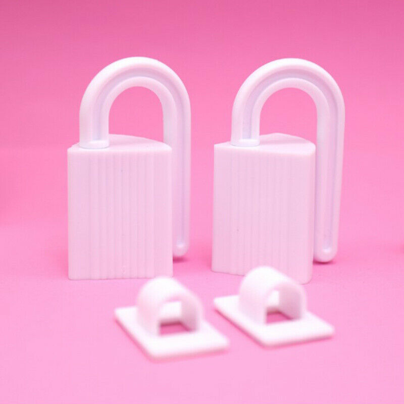 2pairs Baby Safety Lock Baby Kids Safety Door Stopper Baby Proof Childr.l8