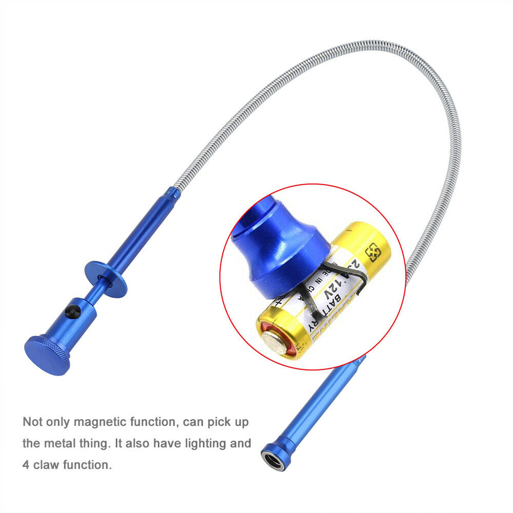 LED Alloy 4 Claw Shaft Universal Magnet Lighting Multifunction Collect Tools
