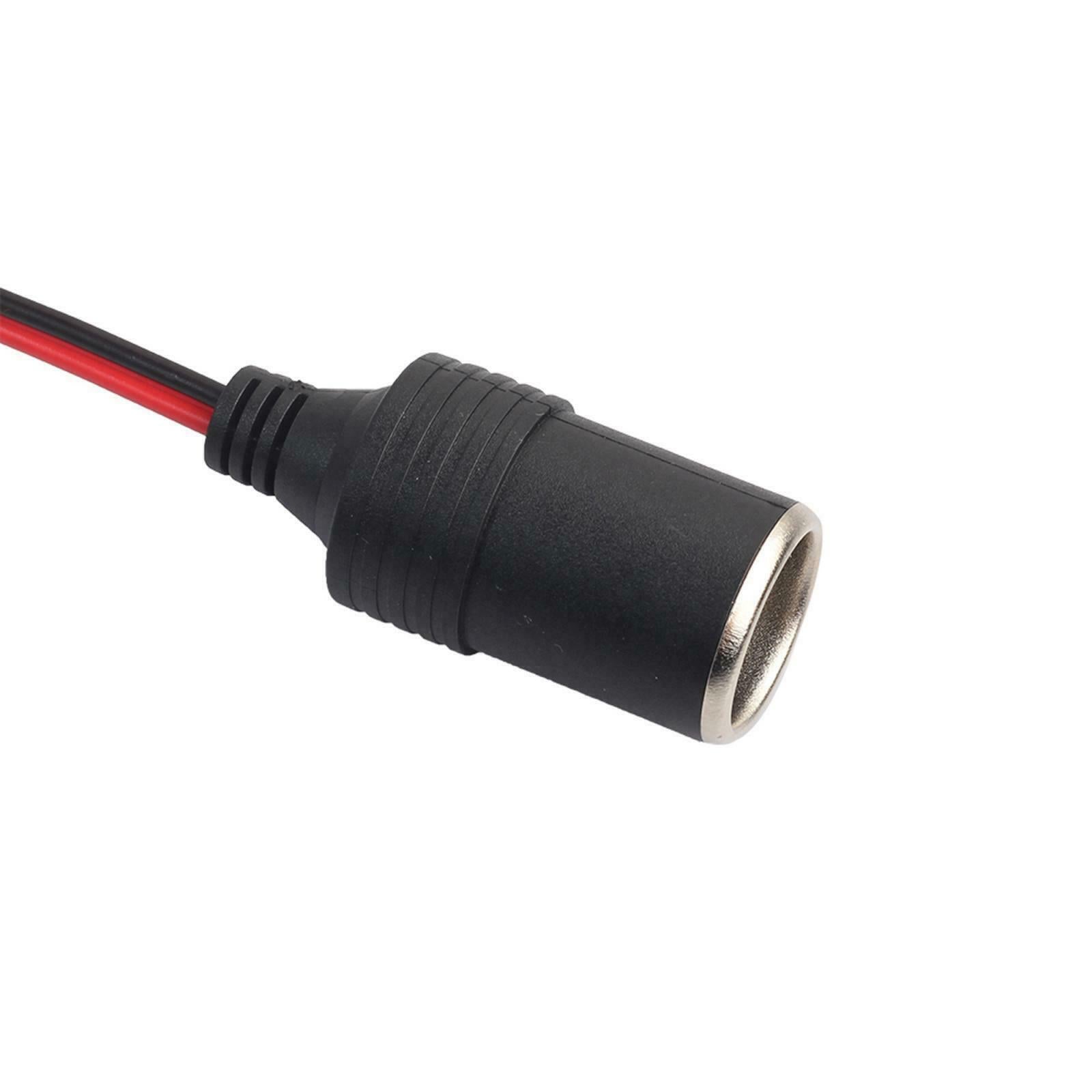 1m 120W 18AWG 12V 24V Car Cigarette Lighter Female Socket Cable Cord Adapter
