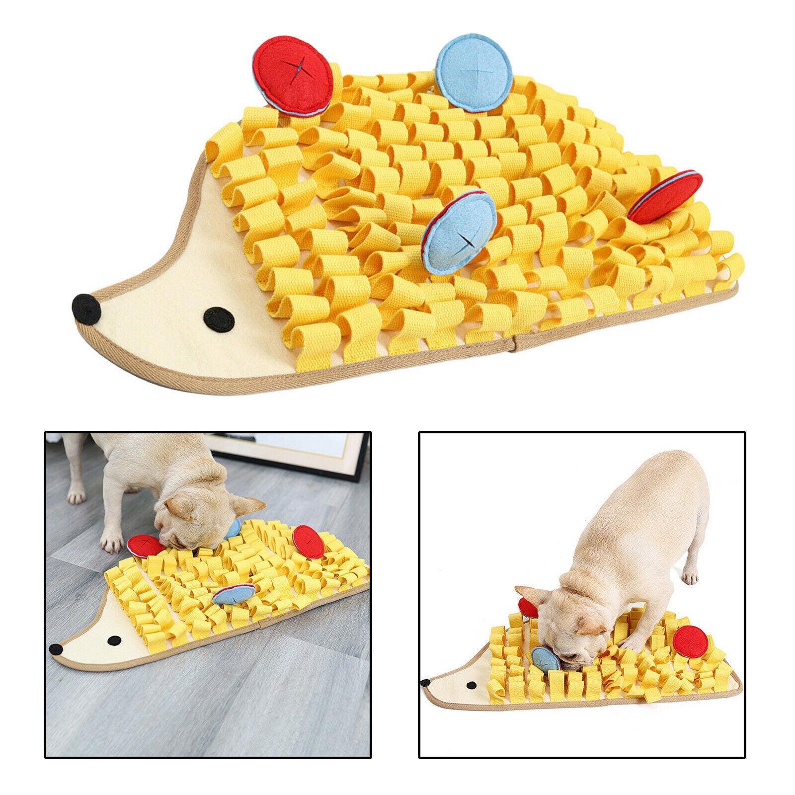 Washable Snuffle Mat for Dogs Puzzle Dispenser Toys Dogs Bowl Stress Relief