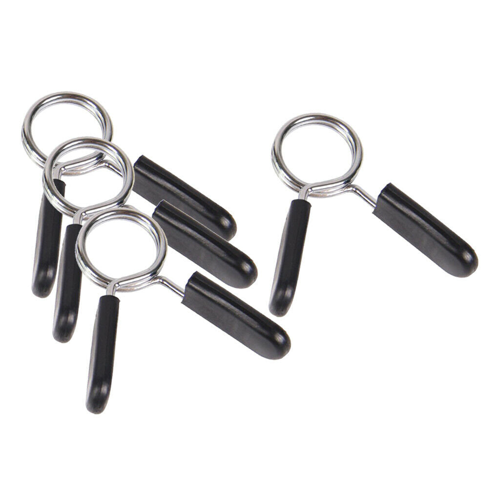4pack Barbell Spring Clamp Standard Gym Clips Quick Collar Accessories