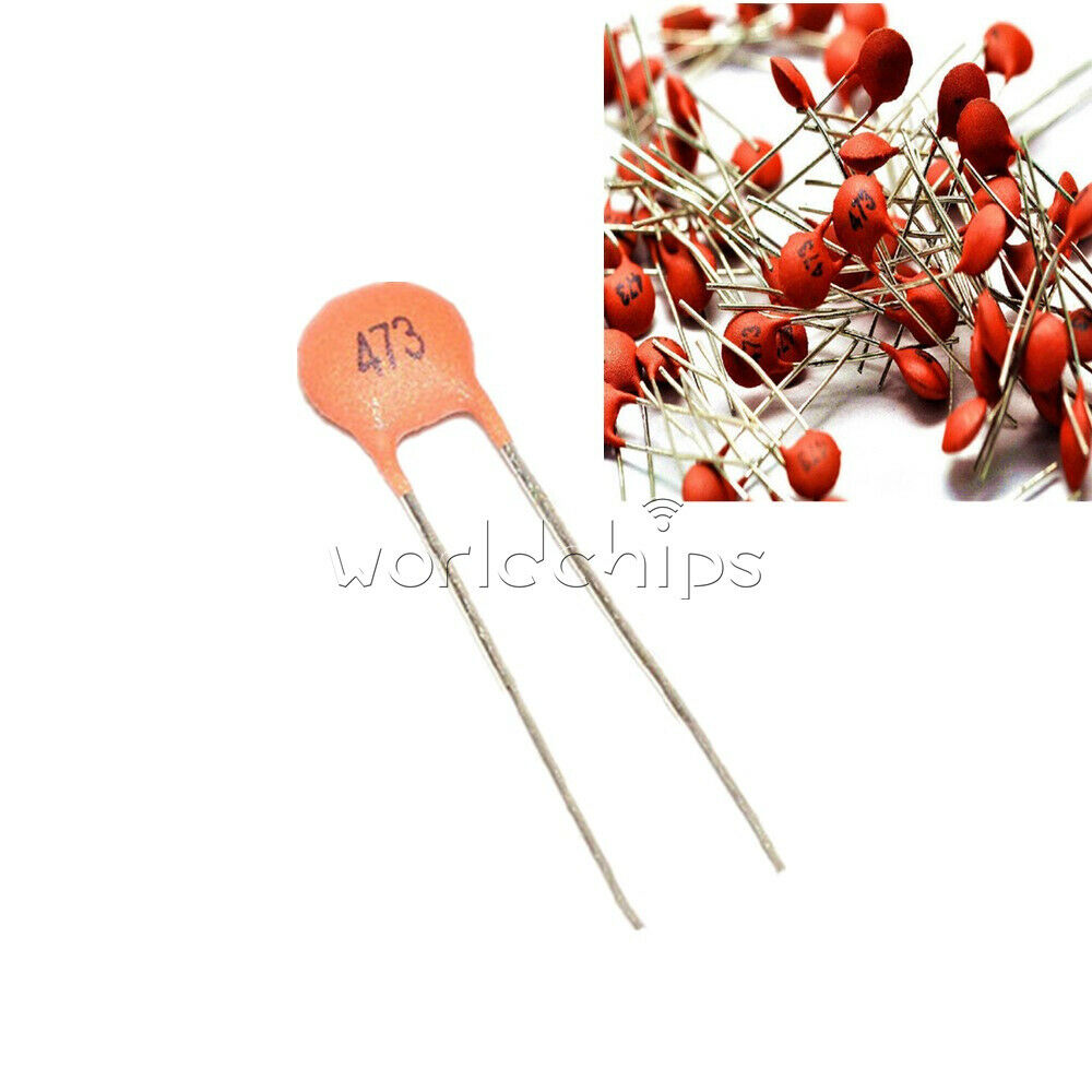 100Pcs Ceramic Capacitor DIP 0.047UF 50V 473 47000PF