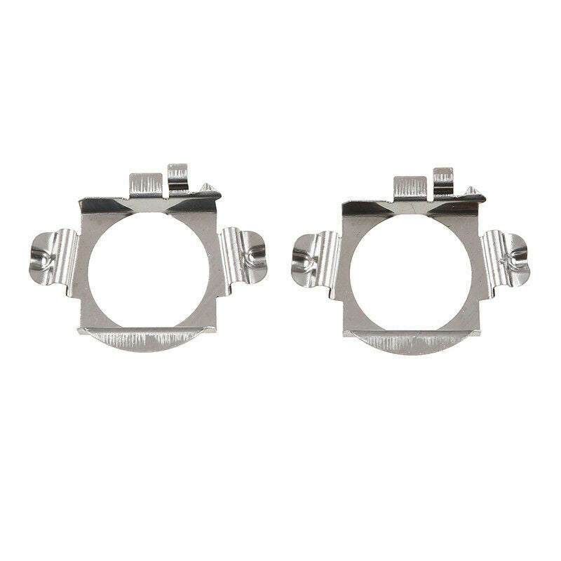 2X H7 LED Headlight Bulb Holder Adapter Retainers Metal Part For Mercedes Benz