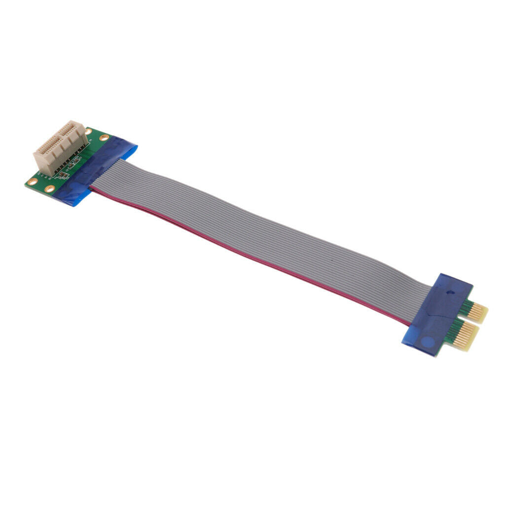 1Piece PCI-E  1X Riser Card Extender Flexible Cord Ribbon Cable