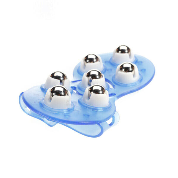 7 Stainless Steel Rolling Balls Massager Glove Metal Ball Massor