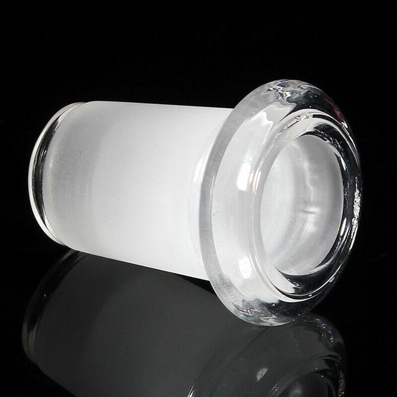 14mm Female to 18mm Male Clear Glass Expander Reducer Adapter Connector Tool