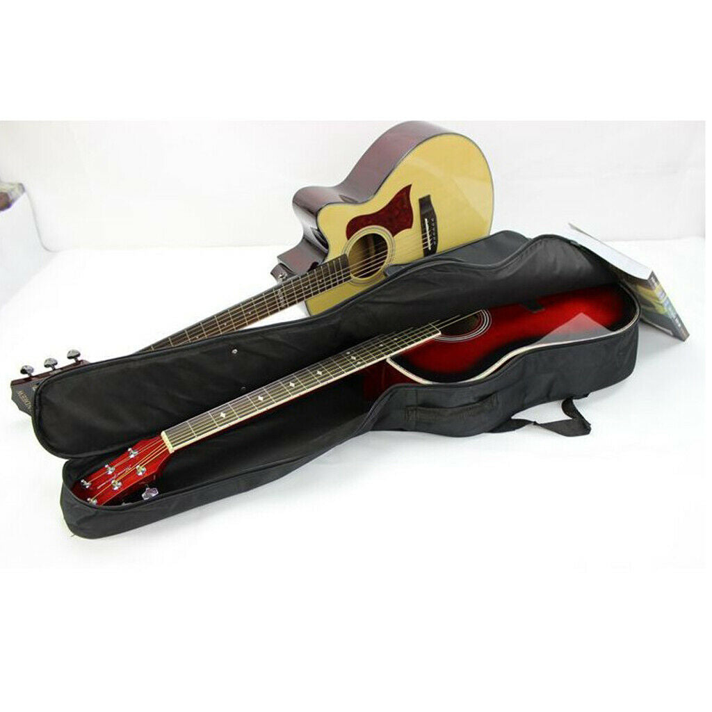 Canvas Padded Guitar Storage Bag Backpack for 38/39/40/41inch Guitar