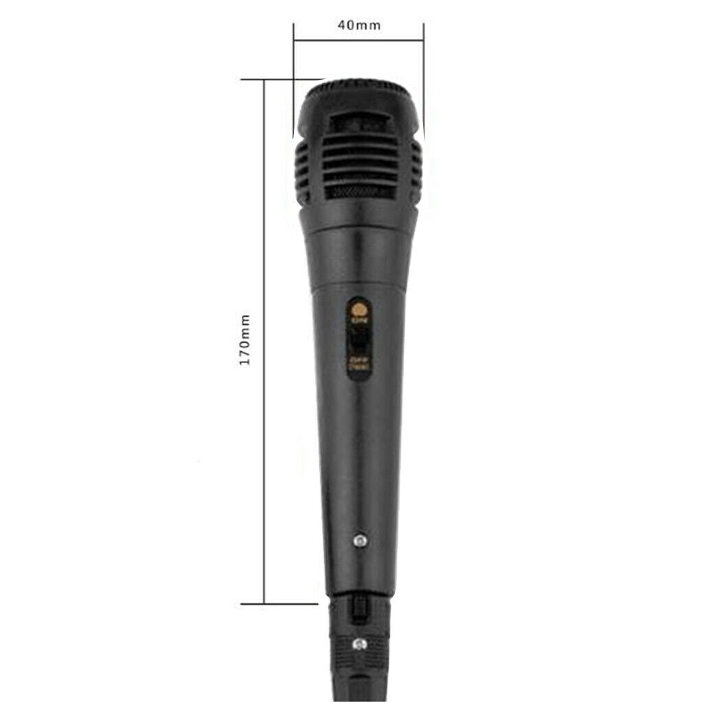 Dynamic Vocal Microphone for Recording Karaoke DJ Music  Lead XLR Female Jack