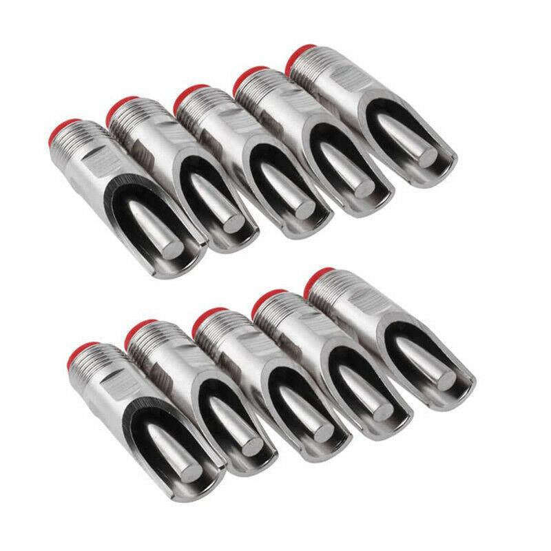 10PCS Stainless Steel 1/2" PT Thread Pig Hog Automatic Nipple Drinker Waterer Ne