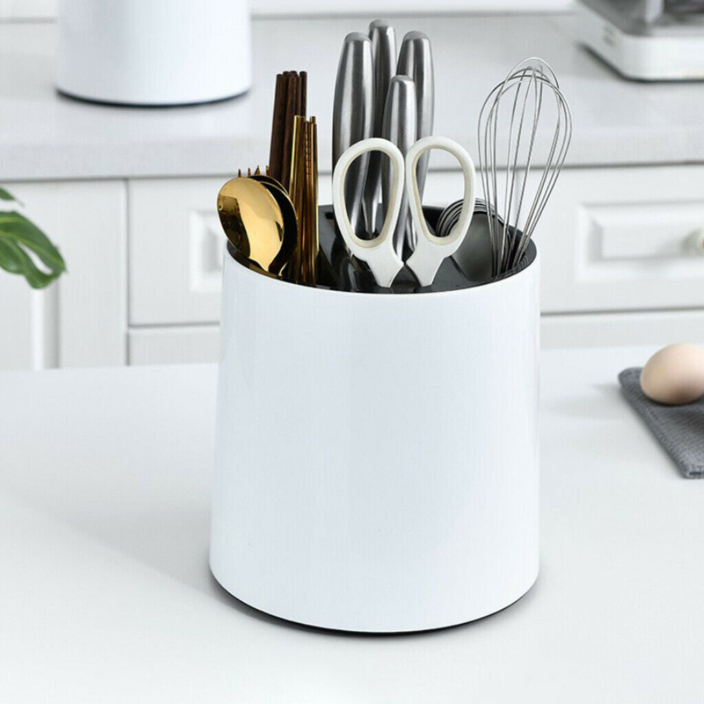 Kitchen Utensil Holder Sturdy 360 Degrees Extra Large for Countertop Spatula