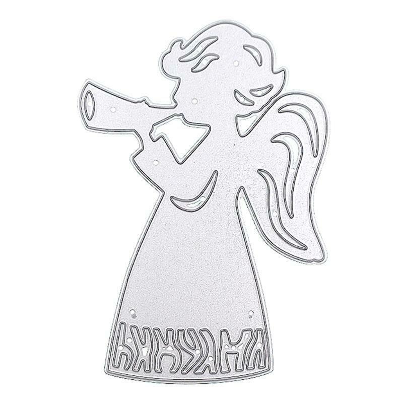 Trumpet Angel Metal Cutting Dies Stencil DIY Scrapbooking Album Paper Card Mold