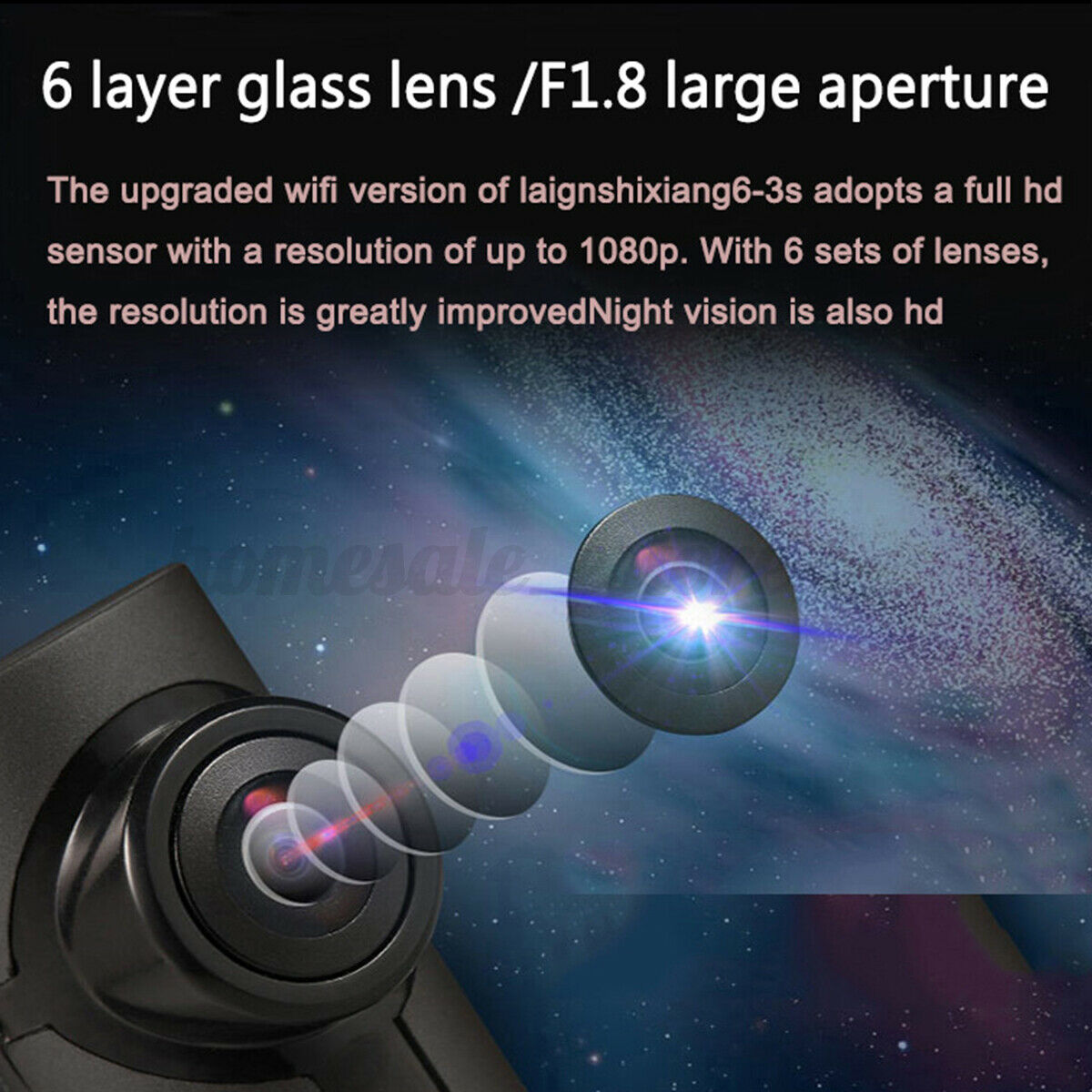 1080P HD WIFI Hidden Mini Car Recorder Car DVR Dash Cam 140Â° Wide Night Vision