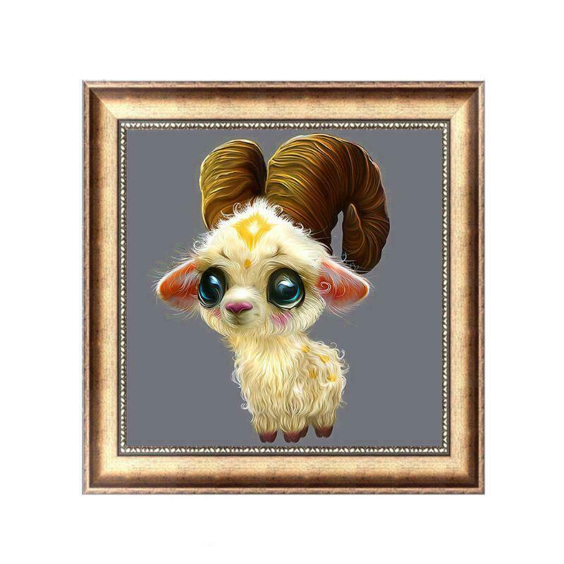 Goat 5D DIY Diamond Painting Embroidery Cross Stitch Kit Home Decor  Handcrafts