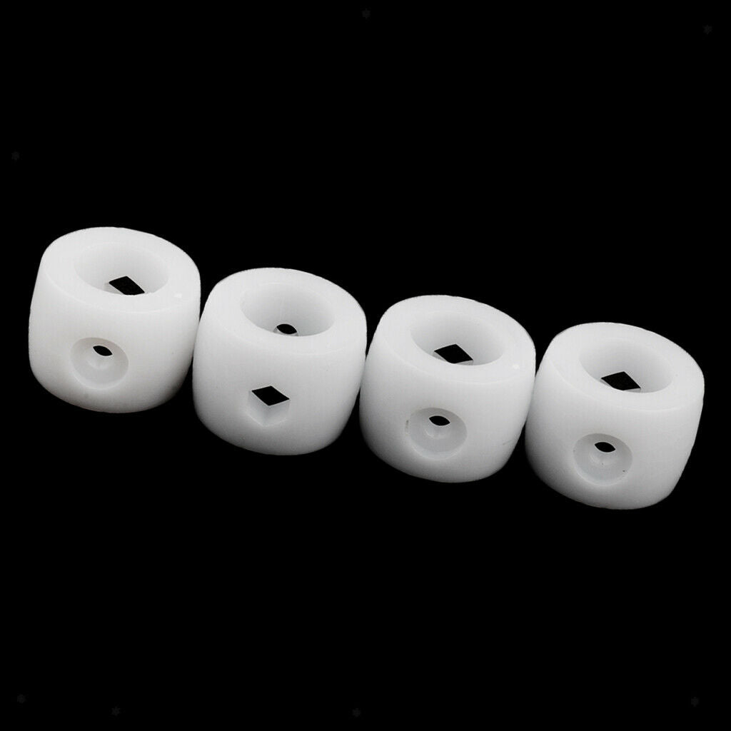 4Pcs 16mm Foosball Table Rod Bumper Buffers for Table Soccer Football -White