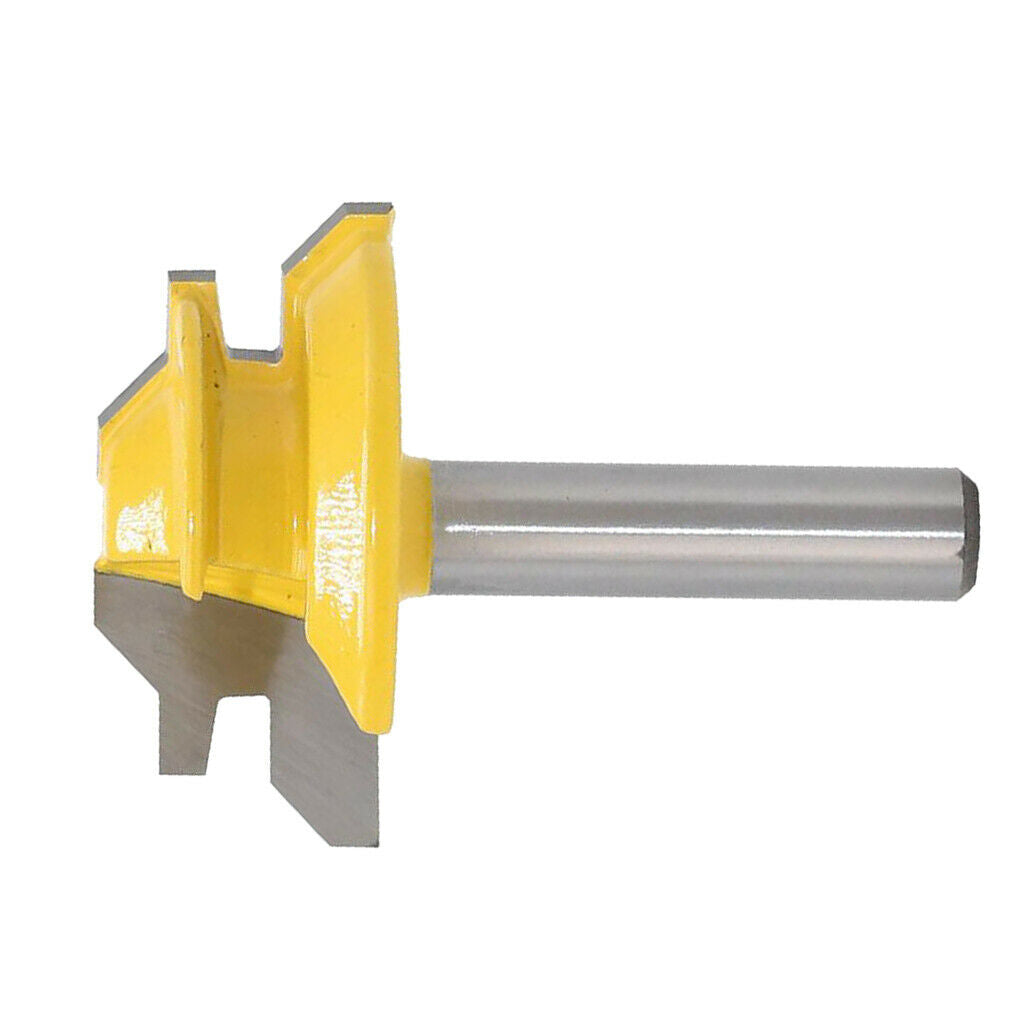 8mm 45Degree Shank Lock Miter Tenon Router Bit Tungsten Woodworking Cutter Tools