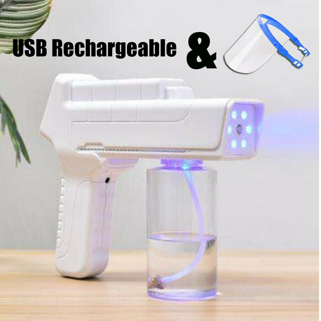 Electric USB Steam Sanitizer Sprayer Disinfectant Fogger Spray Gun 350ml