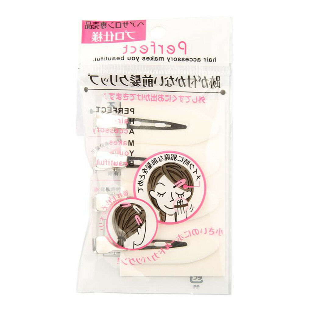 12 Packs Leaf Shape Plastic No Bend Clips Seamless Bangs Clamps Barrettes