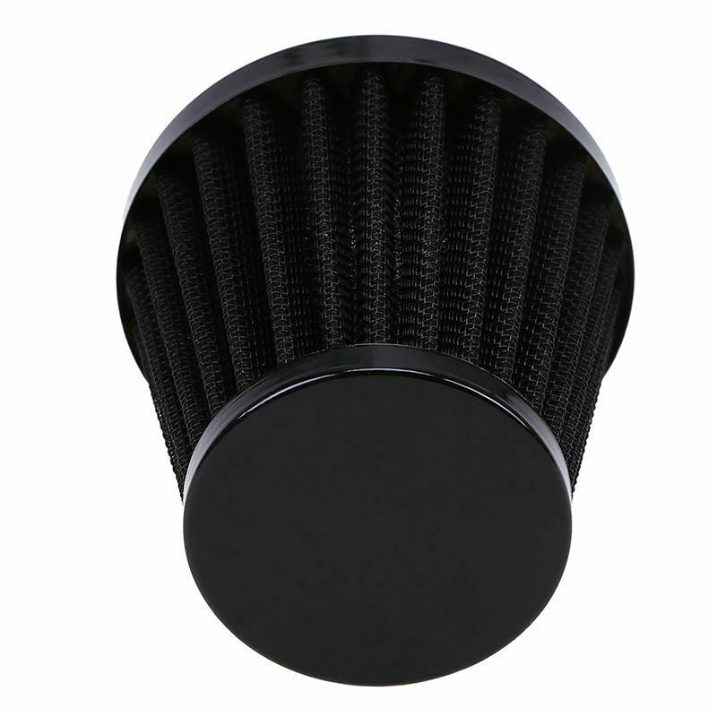 38/39/40mm Motorcycle Air Filter Black Iron Cone Cleaner Universal Fit Yamaha
