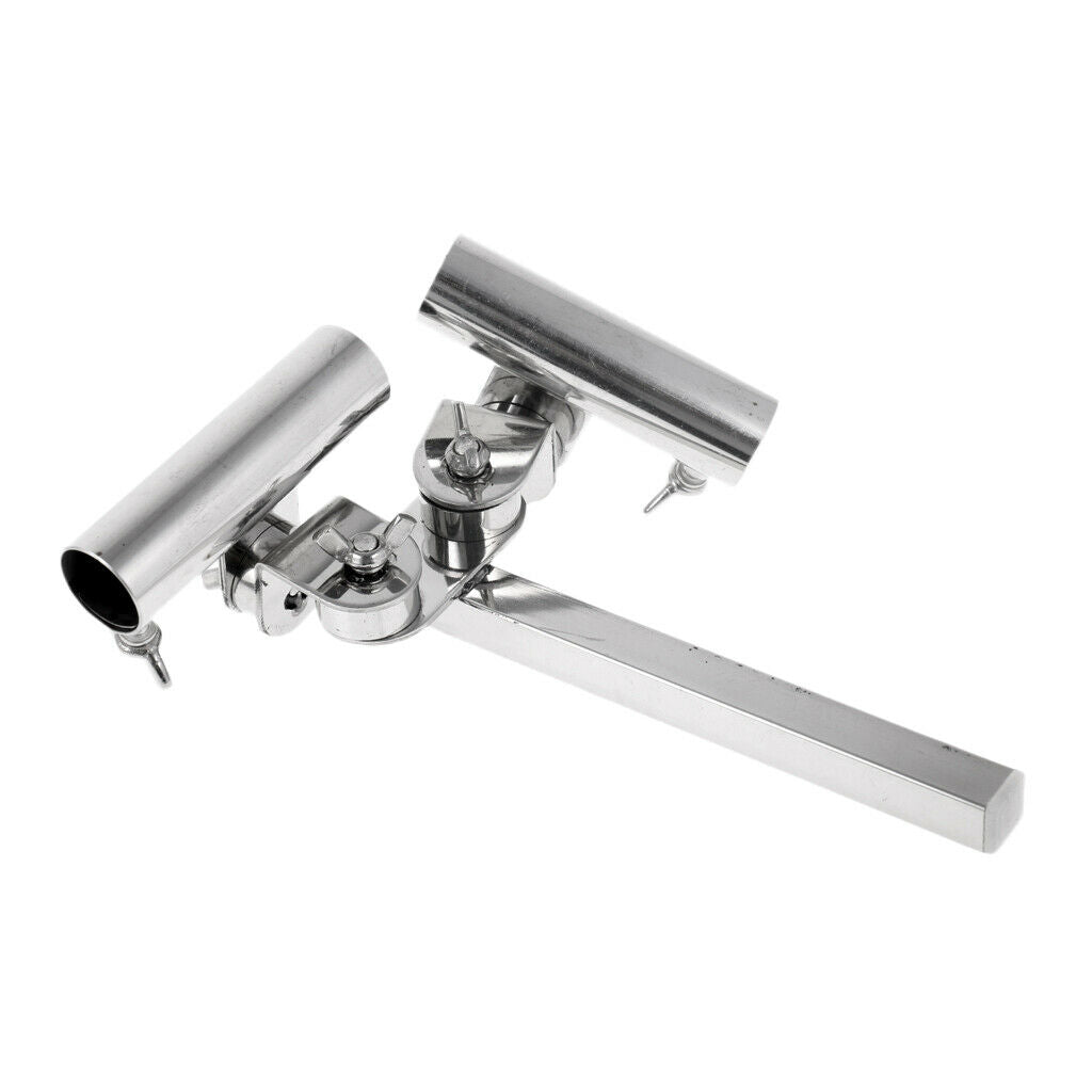 Adjustable Stainless Steel Fishing Rod Holder Stand Double Pole Support Rack