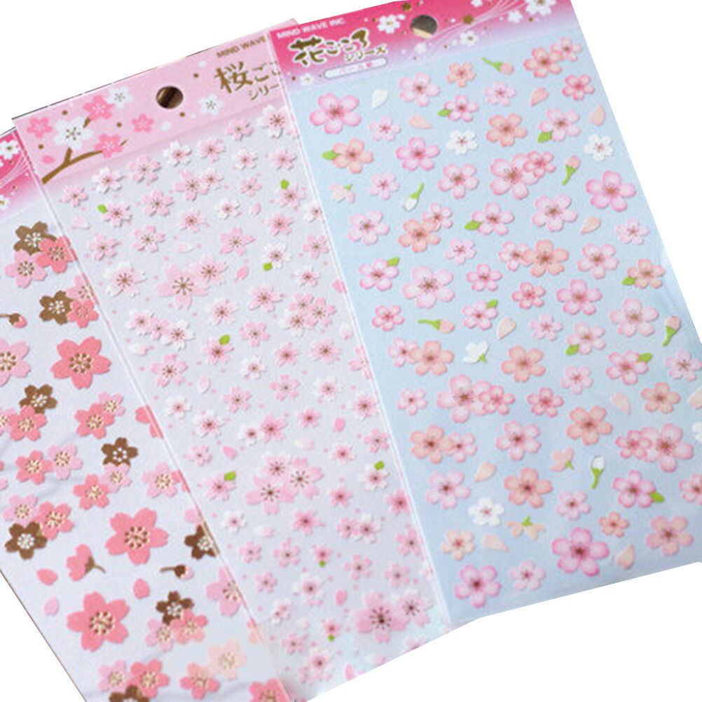 Cherry Blossom Stickers Sakura Flower Floral Craft Scrapbook Card.l8