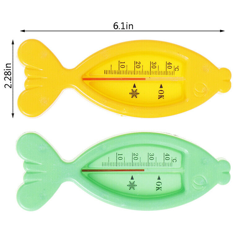 2Pcs Baby Bath Safety Thermometer Fish Safety Measure Water Temperature Fl XjSJ