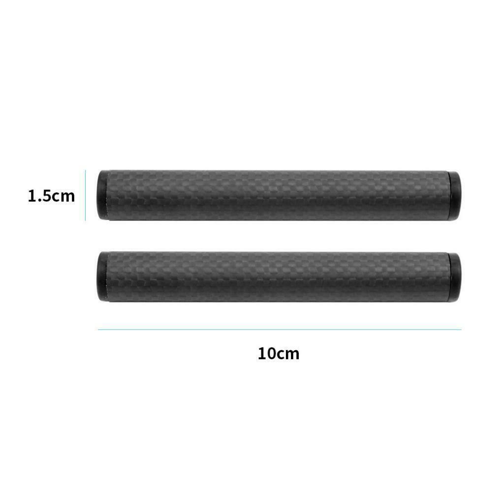 2Pcs 15mm Carbon Fiber Rod 3.93-inch / 10cm Long For 15mm Rod Rail Support