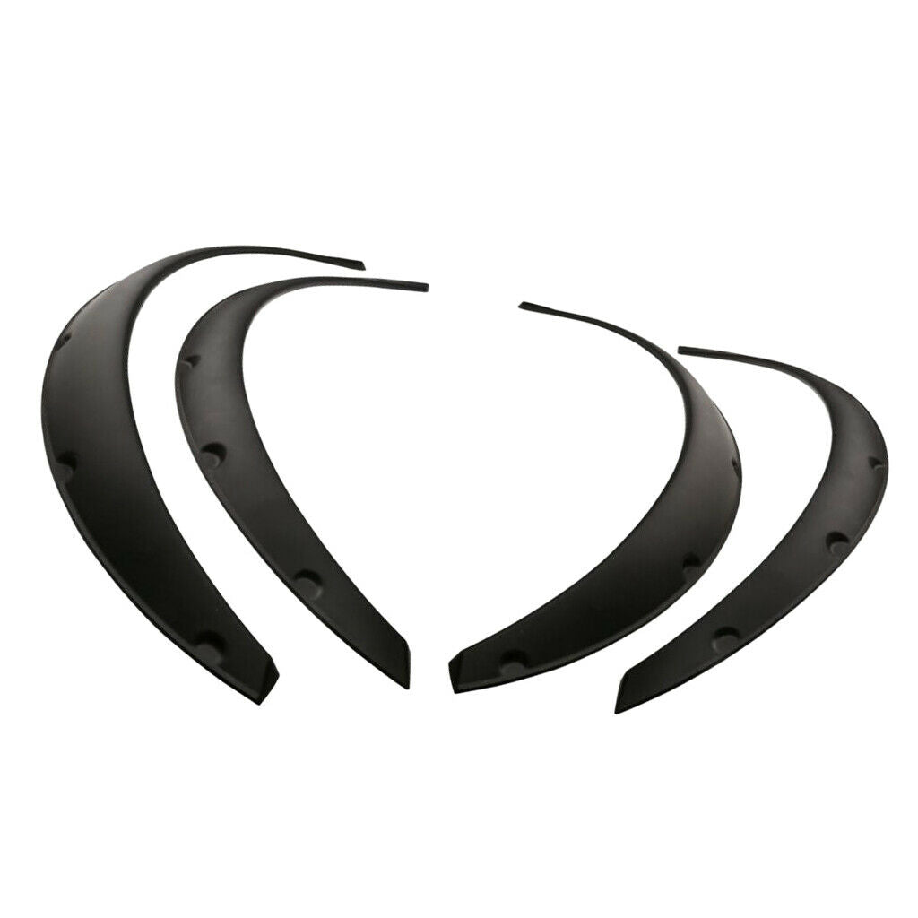 4pcs Automotive Fender  Trim Wheel Arch Moulding Body Refit
