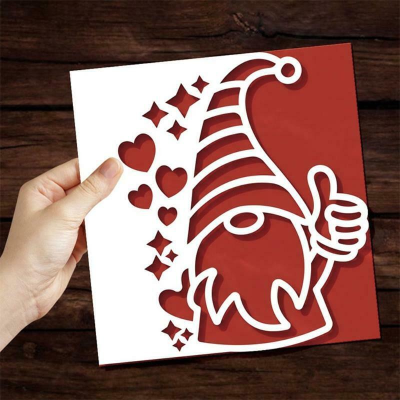 DIY Crafts Card Making Embossing Stencil for Gnomish Greeting Album Paper Card