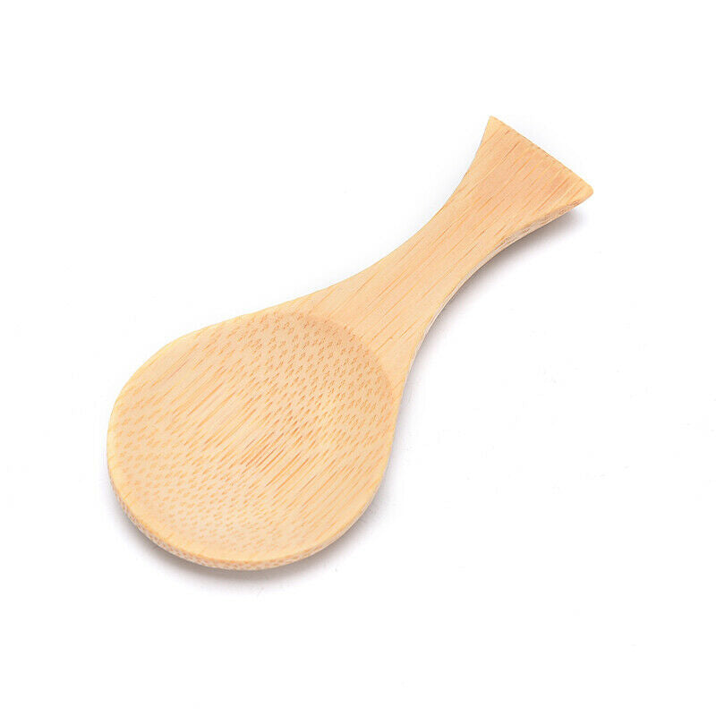 5PCS Small Wooden Salt Spoon Solid Wood Condiments Spoon Handmade Teaspo.l8