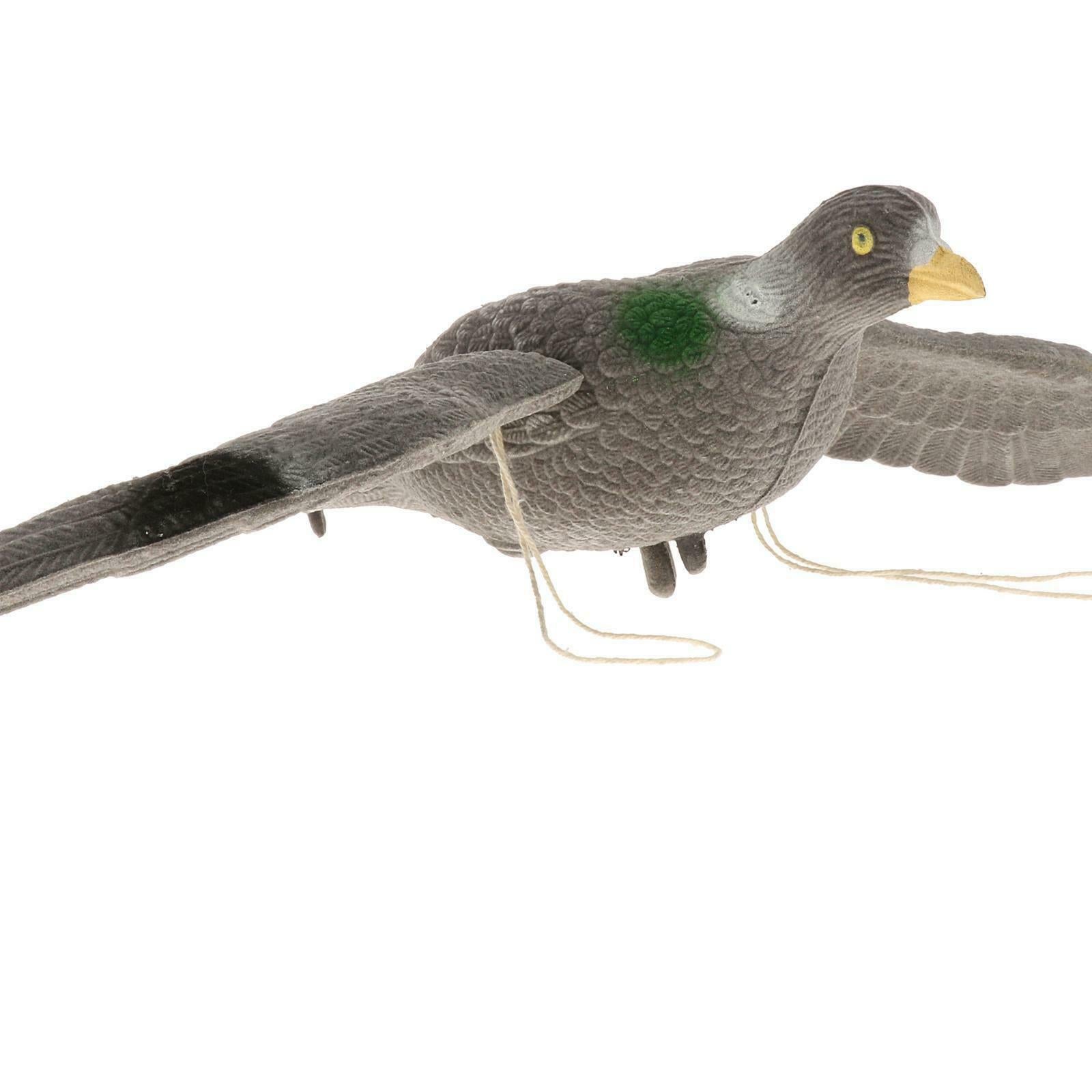 Garden Realistic Pigeon Bird Scarer Pest Control Hunting Decoy Decor Statue