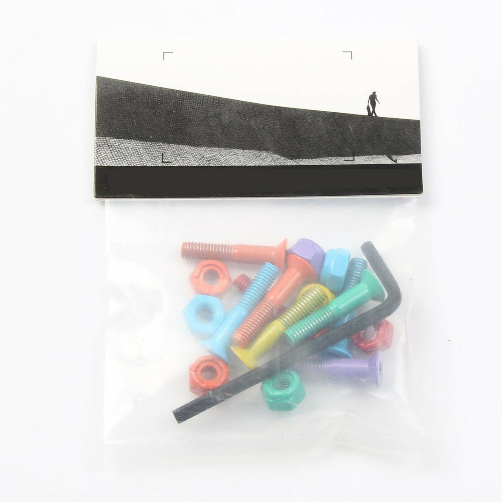 1Set Carboon Steel Replacement Longboard Skateboard Hardware Screws 1 Inches