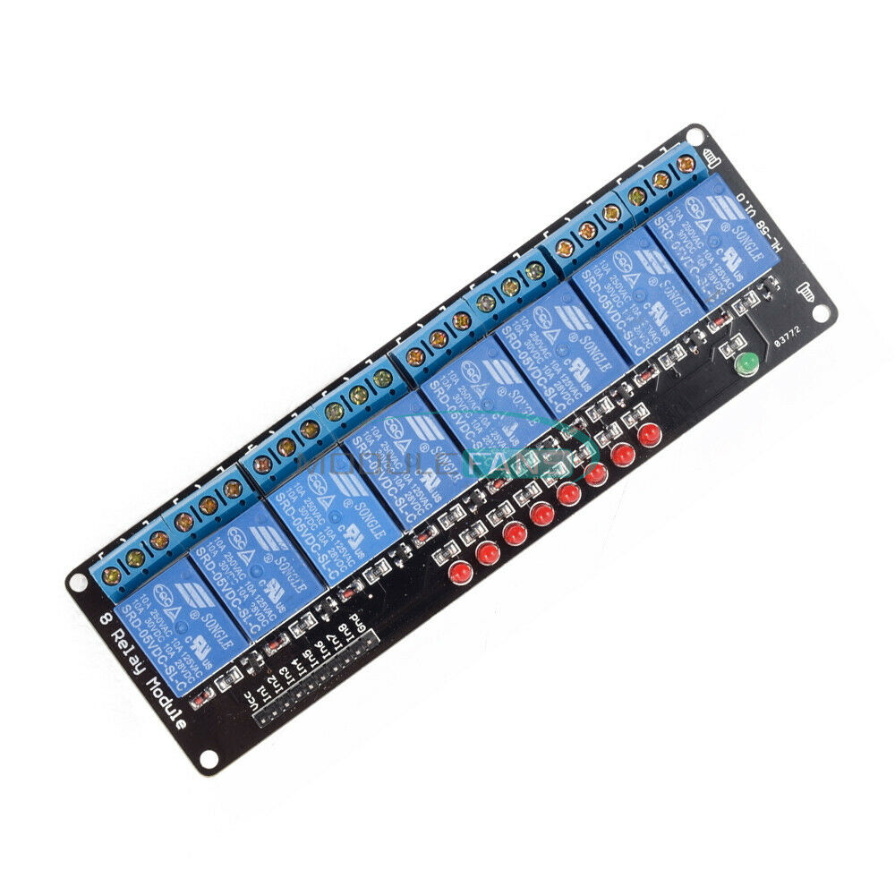 5V 8-Channel Relay Module Shield For Arduino Uno Meage 2560 1280 ARM AVR PIC DSP